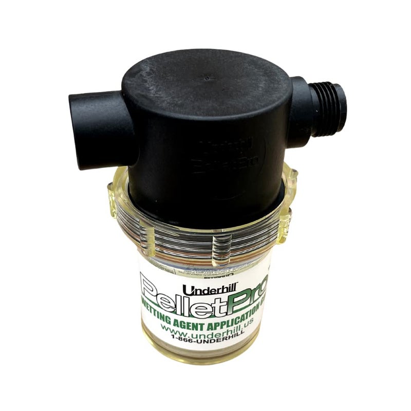 Underhill PelletPro Inline Applicator for Garden Hose Tap, 3/4" GHT Male, 3/4" GHT Female, Quick Coupler Connector, Valve Attachment for Wetting Agent and Fertilizer Hose End Sprayer, A-PPQ-075 - Image 1
